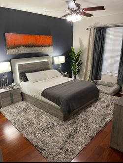 Queen Mattress and Bed Frame