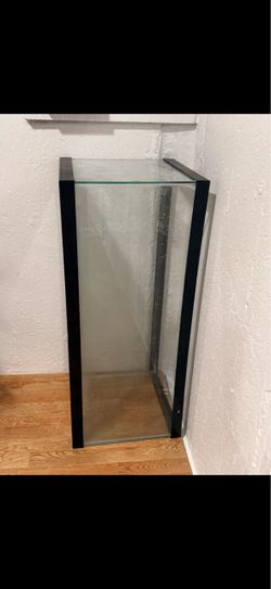 Fish tank and fish stand setup, 29 gallon tall tank