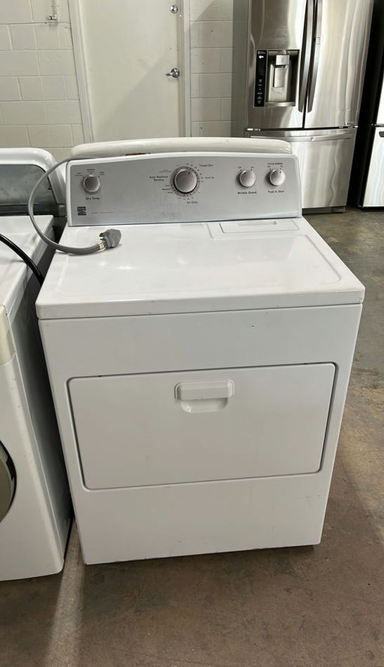 Kenmore Dryer White Wrinkle Guard Feature