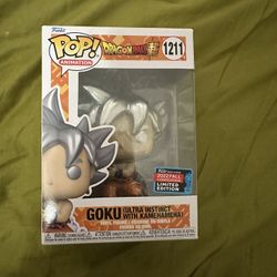 Goku Ultra Instinct Funko Pop *Rare*
