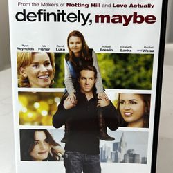 Definitely, Maybe DVD Ryan Reynolds Isla Fisher Abigail Breslin Romantic Comedy Used