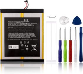 Rechargeable 0-Cycle Replacement Battery 58-000187 HD10 7th Gen SL056ZE w/ Tools