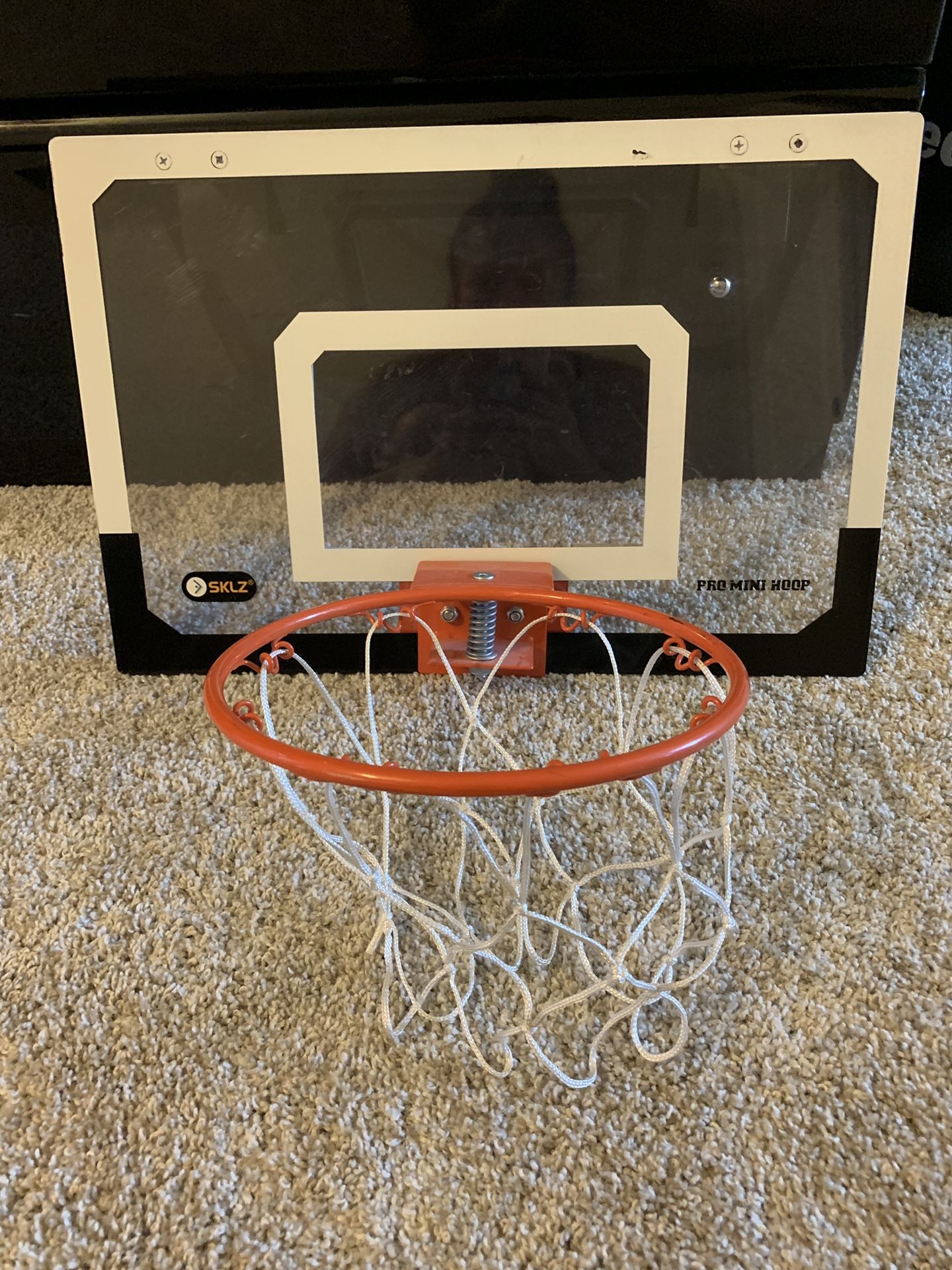 Door hanging basketball hoop