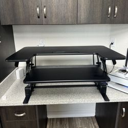 VIVO 36” Height Adjustable Standing Desk Converter – Black