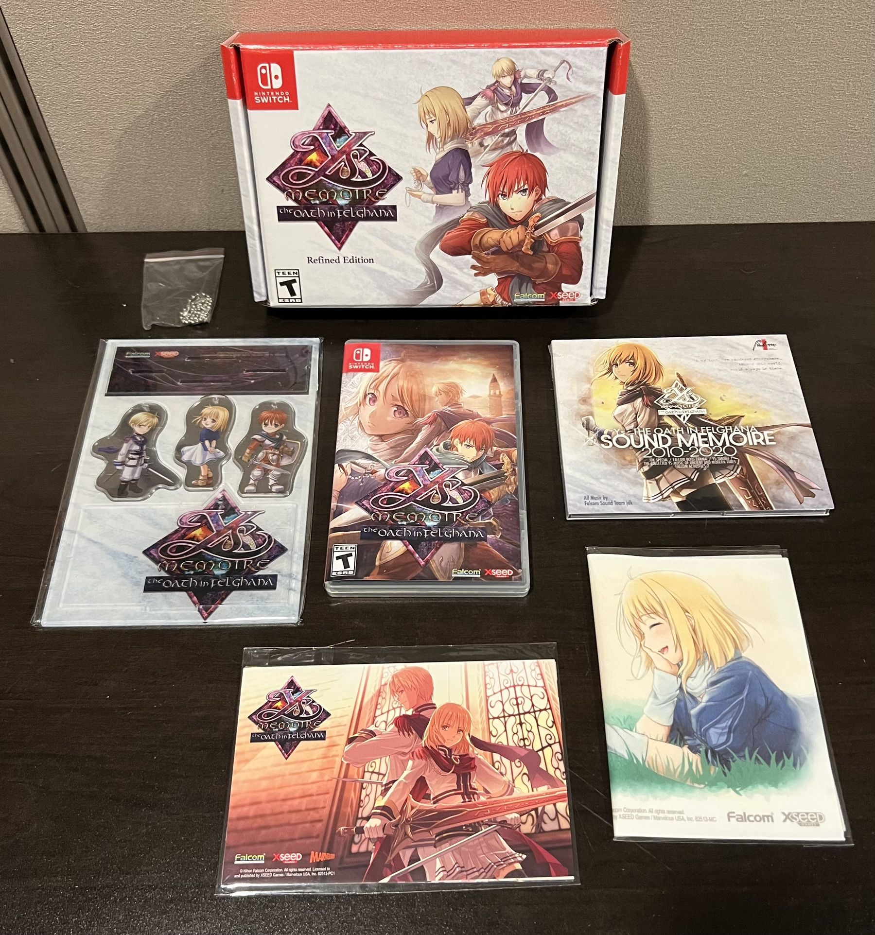Nintendo Switch Game Ys Memoire: The Oath In Felghana Refined Edition Complete!