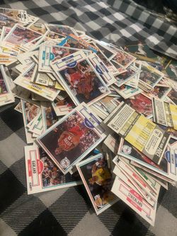 Basketball cards and baseball cards 1990s