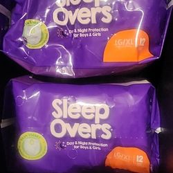 Sleep Overs brand XL pull-ups