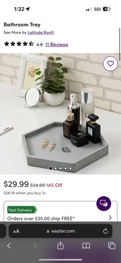 Brand New Decorative Stone Tray (Heavy Duty - 5lbs)