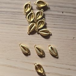 Shell connector, shell shell jewelry, shell charm, used for bracelet/necklace jewelry making supplies 