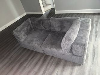 Gray Loveseat