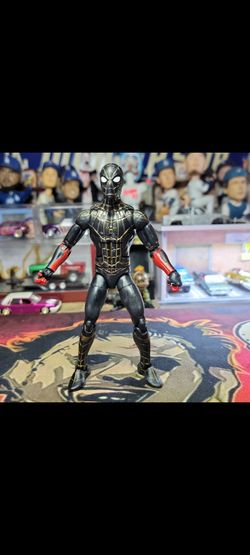 Marvel Legends 6" Spider-man Armadillo Black and Gold Suit No Way Home LOOSE