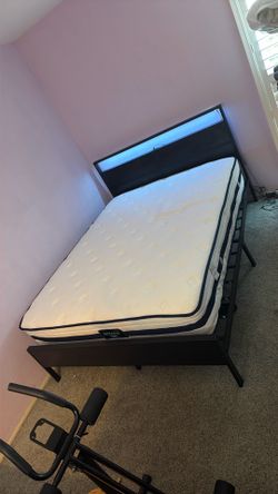 🛏️ Queen Bed Set + Mattress – $225 OBO