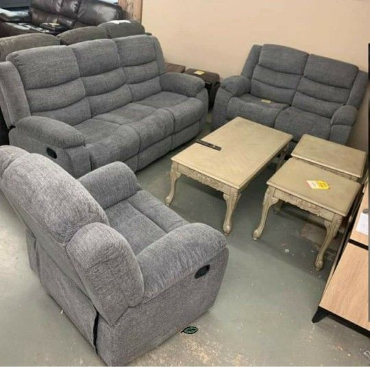 Tulen Gray Reclining Living Room Set
by Ashley