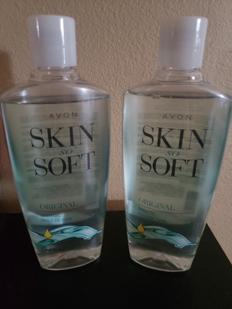Avon Skin So Soft Bath Oils Original Scent