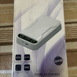 UVC Sterilization Box 99.9% Effective, Fast 300s, Portable & Rechargeable