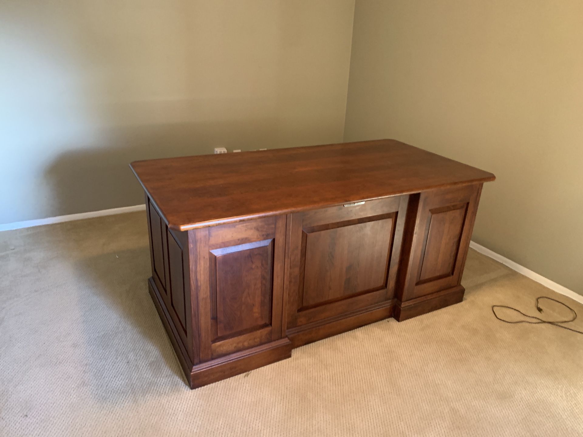 Office Desk - (Bob Timberlake Desk) Solid Wood w/locking drawers.