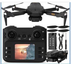 Foldable Drone with 1080P HD Camera For Adults & Beginners, Portable Quadcopter with Optical Flow Positioning, 90° Electric Adjustable Lens