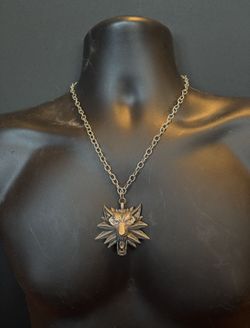 Metal Wolf Head Necklace Men’s Jewelry 🐺