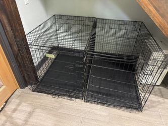 Two pet crates Size 42”L x 28”W x 30”H - $50 Each
