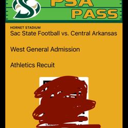 Sac State Recruiting Tickets