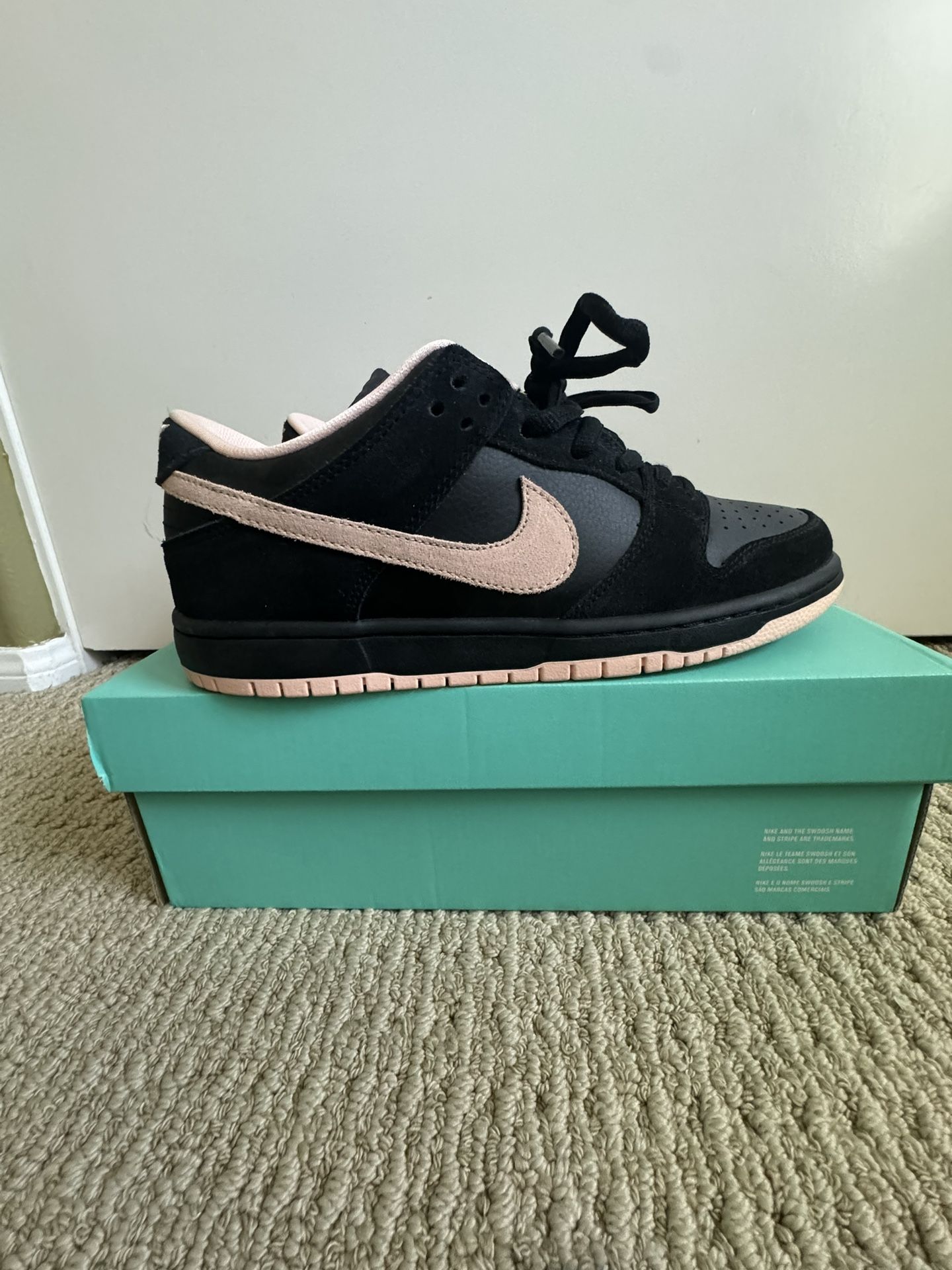 Nike SB Dunks Black Washed Coral