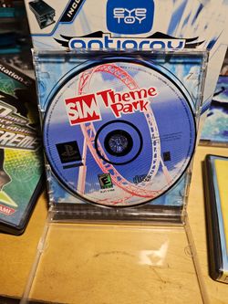 SIM Theme Park Game PLAYSTATION 