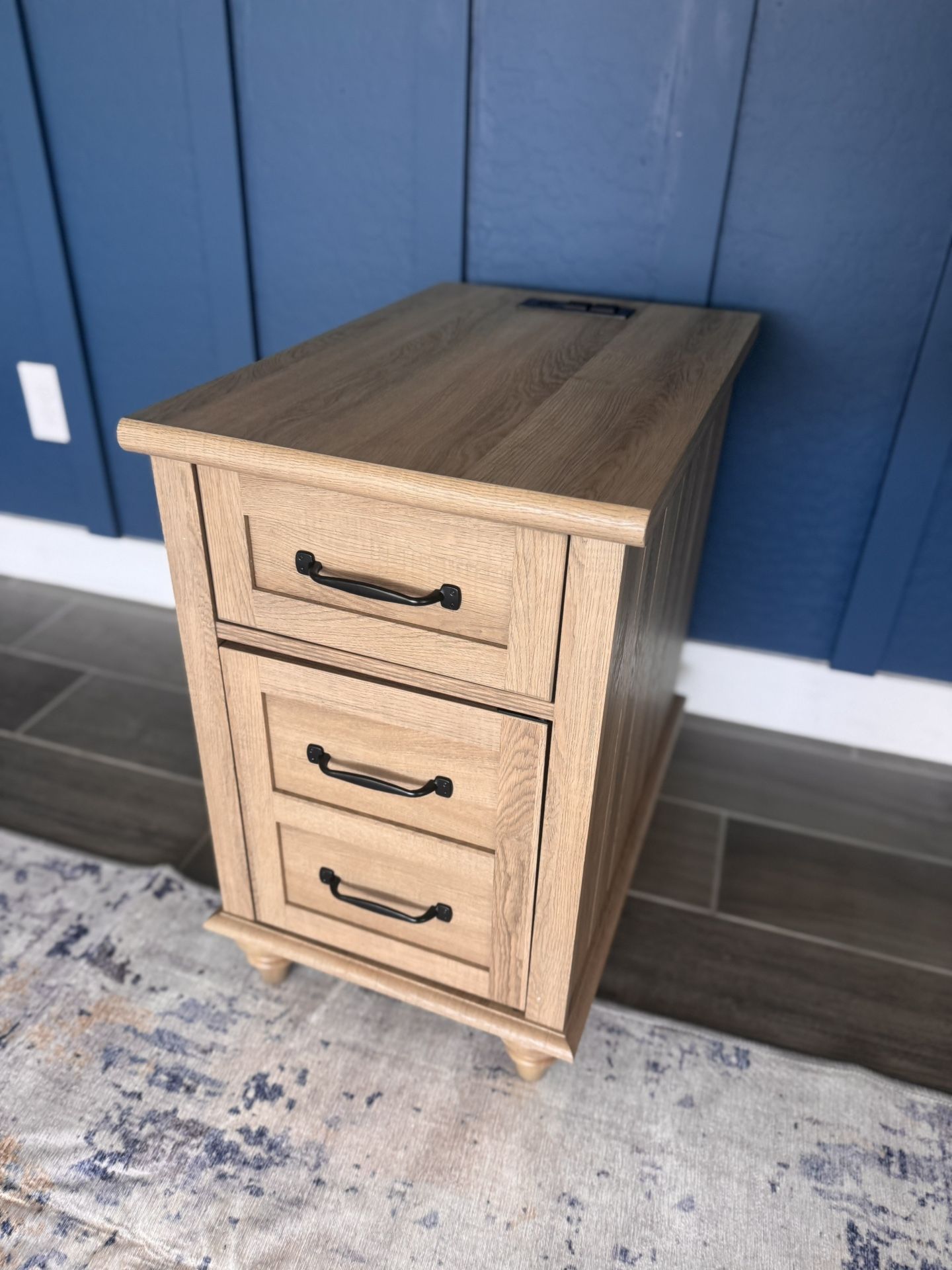 NEW End Table with Charging Station