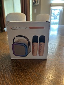 Mini hand held Karaoke sound system