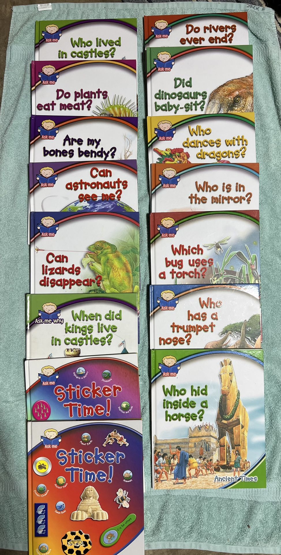 “Ask Me” Set Of 13 Educational Books Like New