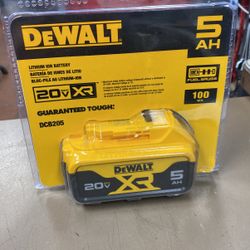 $100 - Dewalt 20V MAX Premium Lithium-Ion 5.0Ah Battery Pack - Brand New Sealed