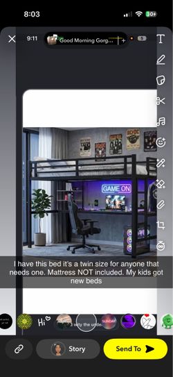 Twin bed frame