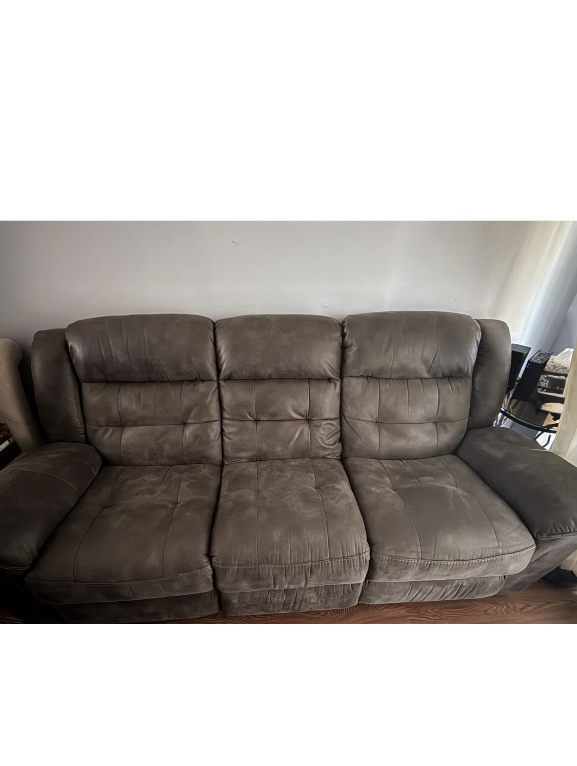 Reclining couch set