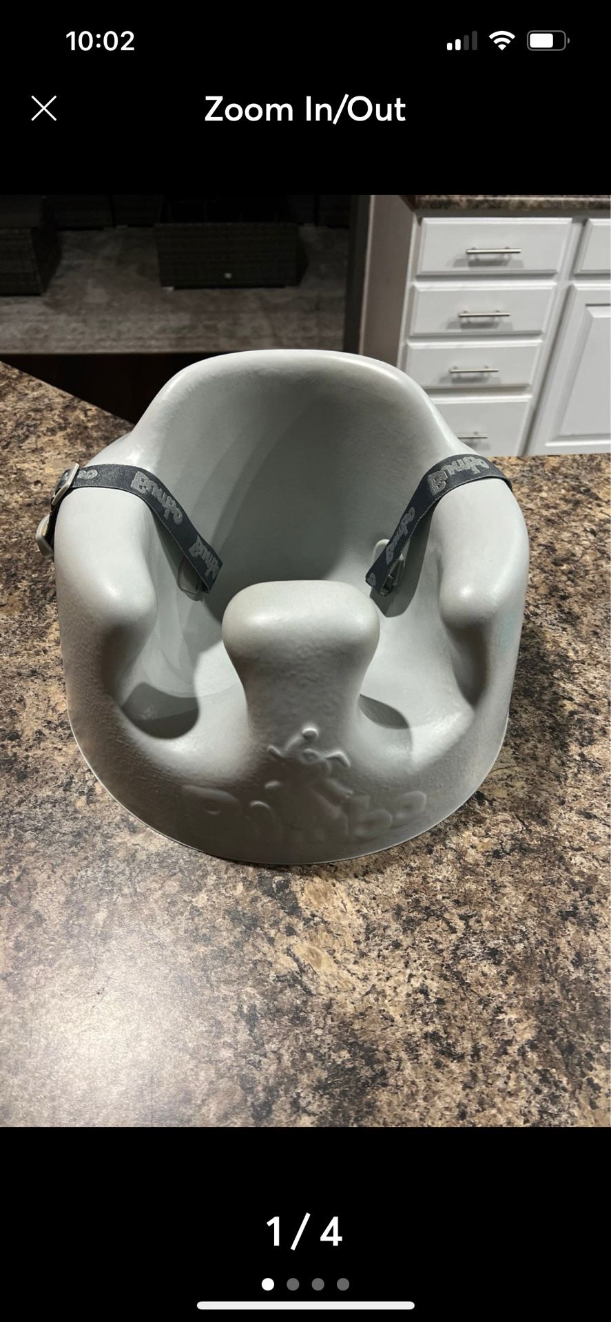Bumbo Baby Feeding Chair Grey