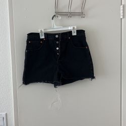 Black Levis Shorts