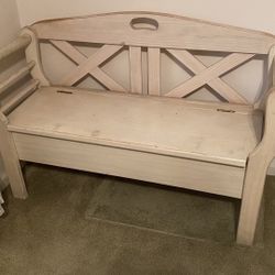 Wooden Storage Bench