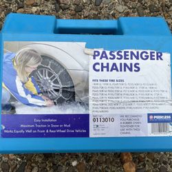 Tire Snow Chains Metal 
