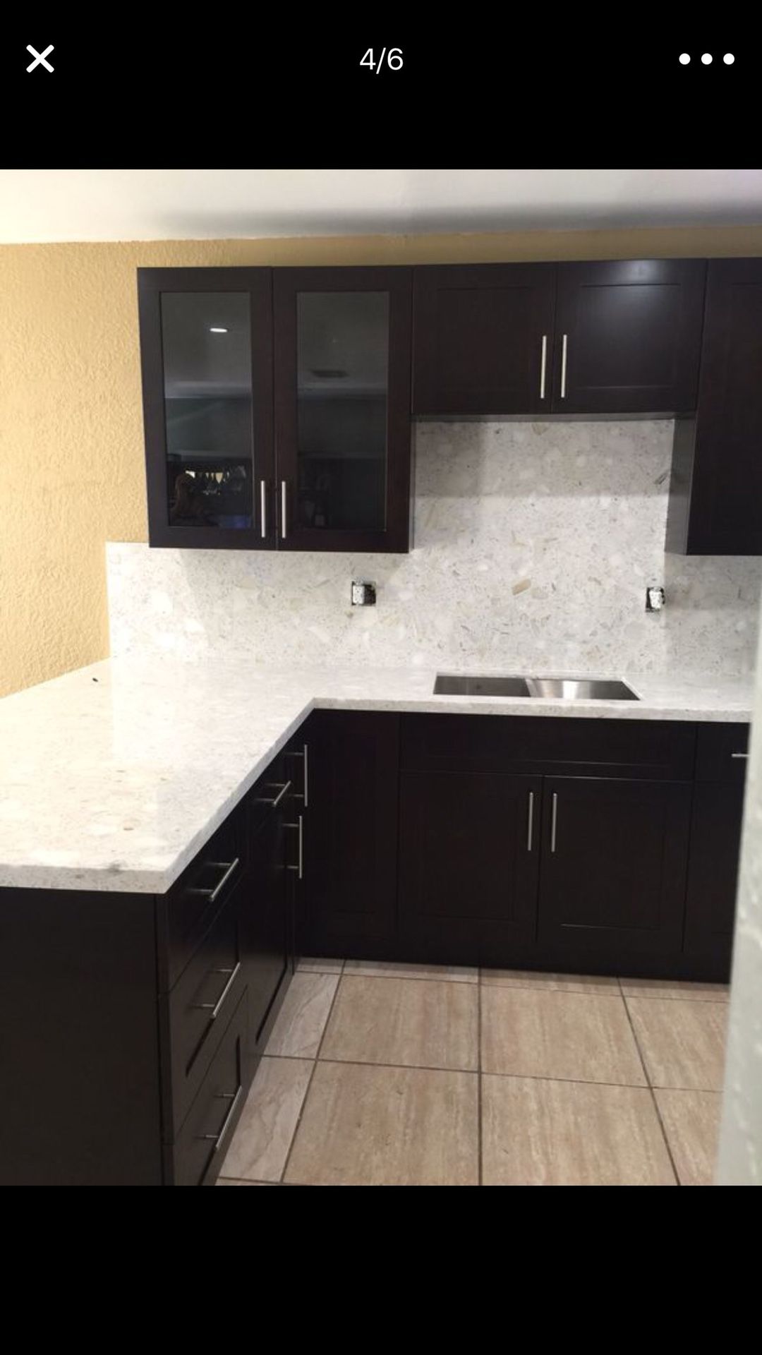 Kitchen cabinets and granite