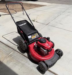 Troy-Bilt Gas Push Lawn Mower with Bag
