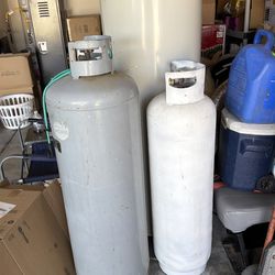 have two propane tanks