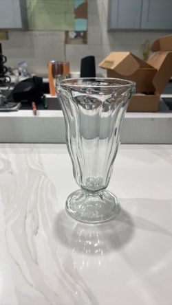 One crystal sundae glass