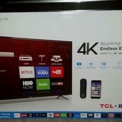 65’ Inch TCL 4K Smart Roku  Tv 