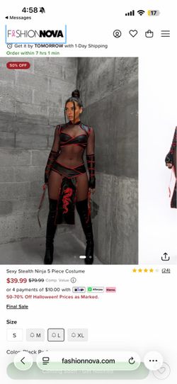 Ninja Fashion Nova Costume
