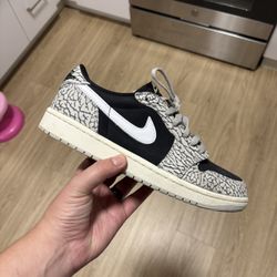 Jordan Retro 1 Low Black Cement 