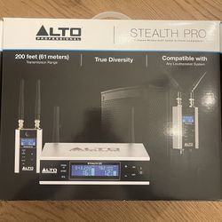Alto Professional Stealth Pro 2 Channel Wireless Audio System