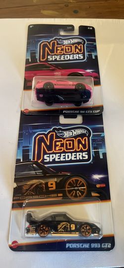 Hot Wheels Neon Speeders Porsche 2-Pack