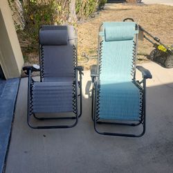 2 Nice Sturdy Beach Chairs