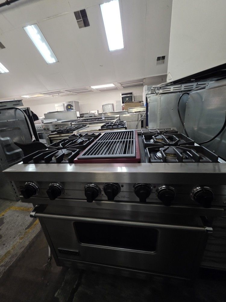 36" VIKING DUAL FUEL RANGE STAINLESS STEEL 