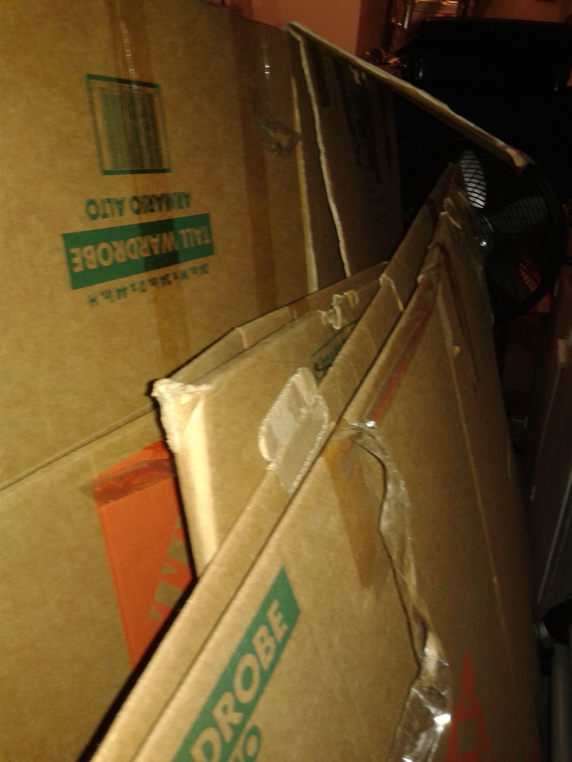 Free moving boxes! Includes some wardrobe boxes. Must take all, please.