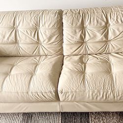 Beautiful Mid-Century Cream Modern Sofa