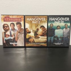 The Hangover Trilogy DVD Movie Bundle Bradley Cooper Comedy